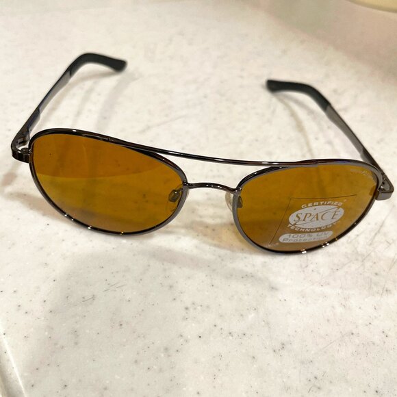 Eagle Eye Sunglasses Explorer Aviator Gunmetal Frame Polarized New Unisex - Picture 1 of 10